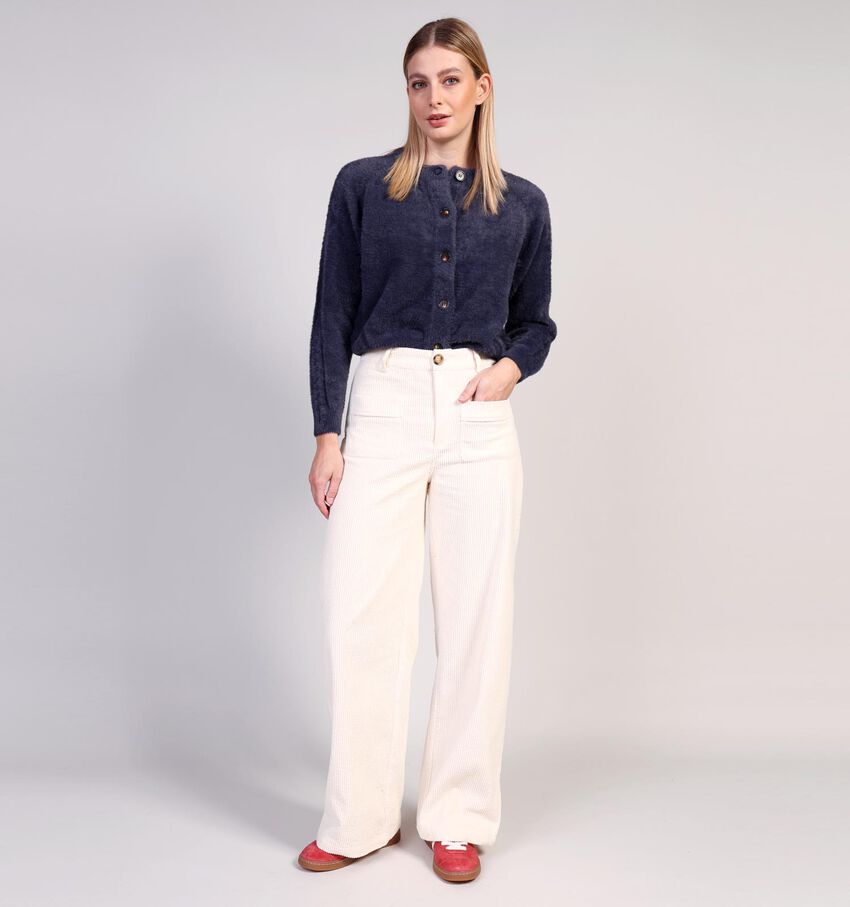 Orfeo Scarlett Pantalon classique en Écru