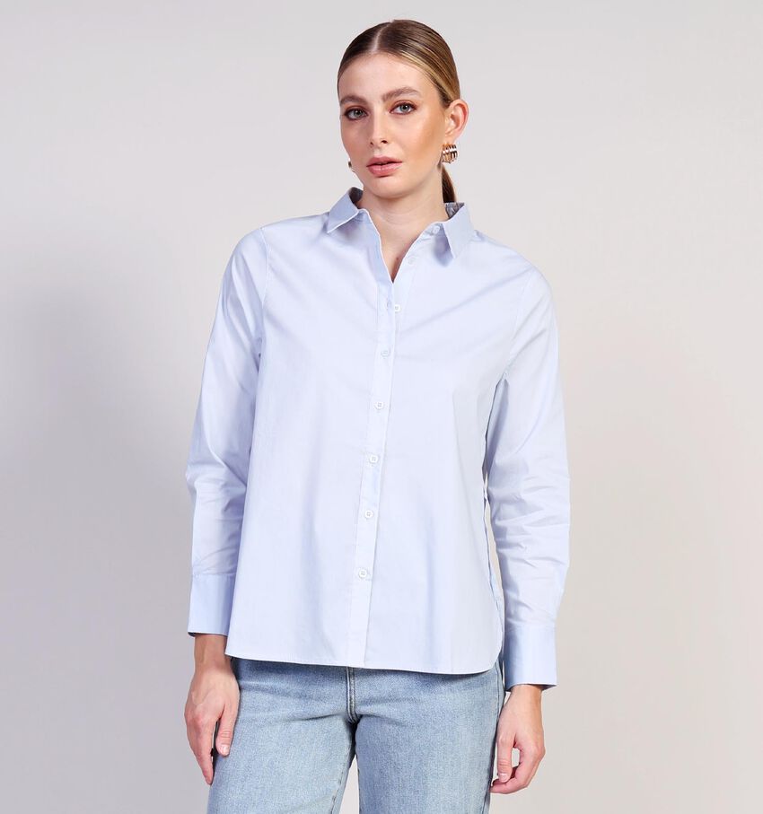 Orfeo Shana Lichtblauwe Blouse