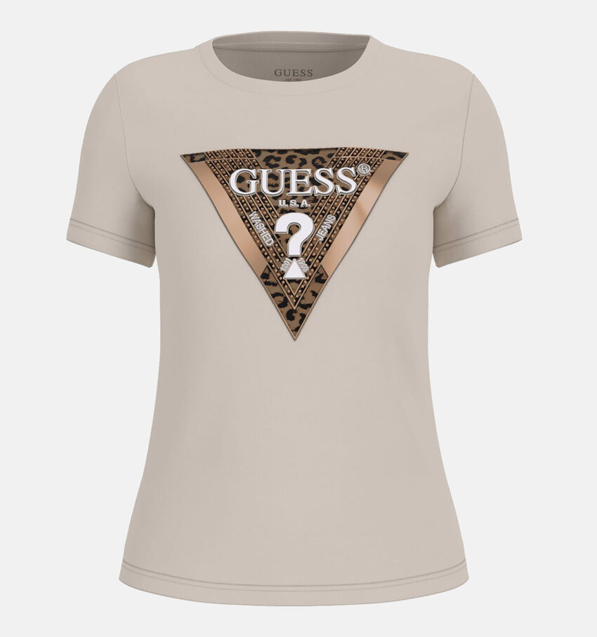 Guess Donkerbeige T-shirt