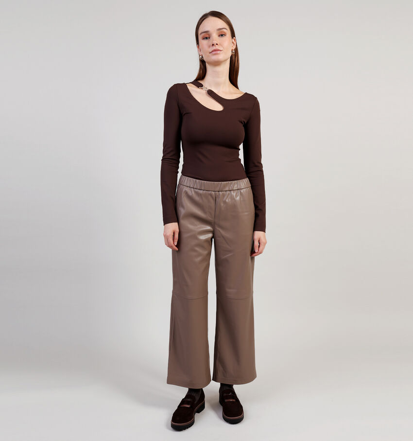 comma Pantalon en Marron