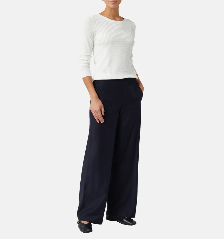 comma Donkerblauwe Broek