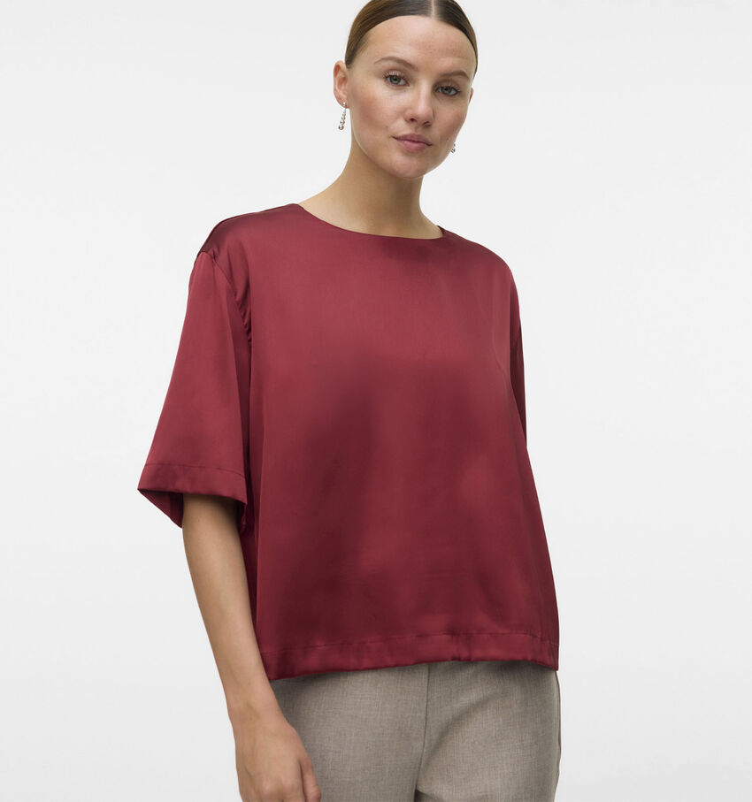 Vero Moda Goddess Bordeaux Blouse