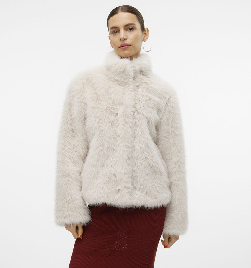 Vero Moda Monroe Fluffy Ecru Jas