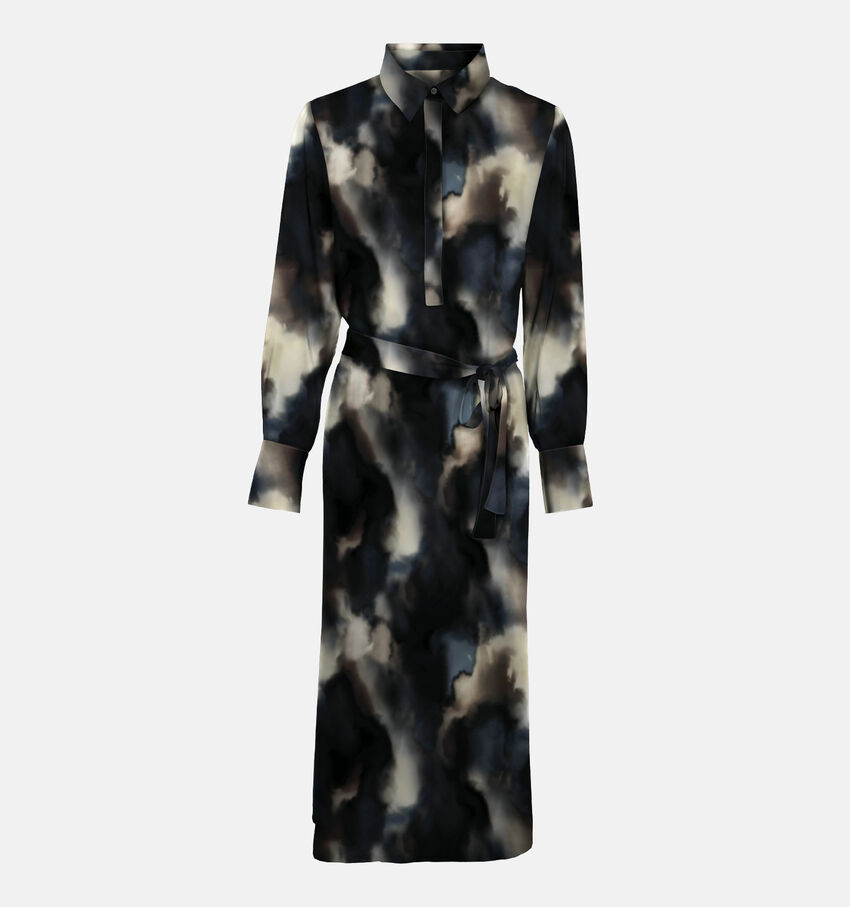 Vero Moda Joa Zwarte Lange Jurk