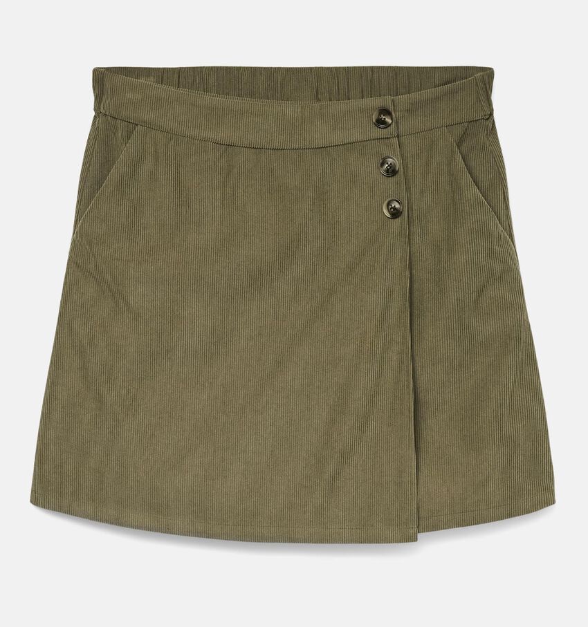 Vero Moda Elly Kakigroene Overslagrok