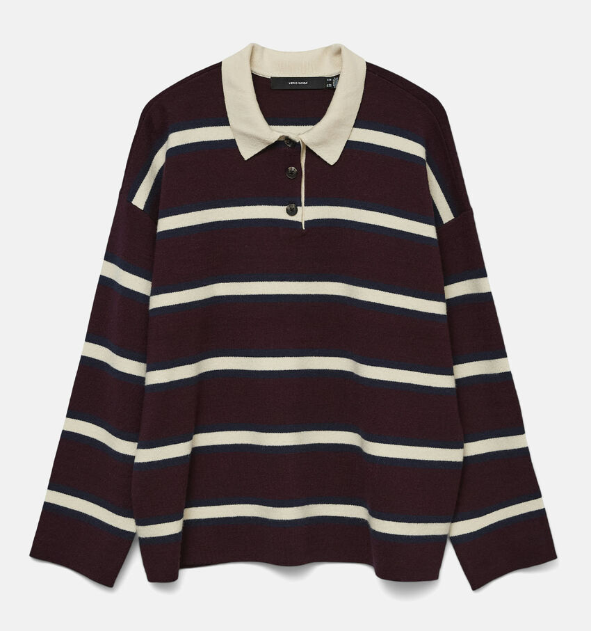 Vero Moda Saba Bordeaux Polo T-shirt