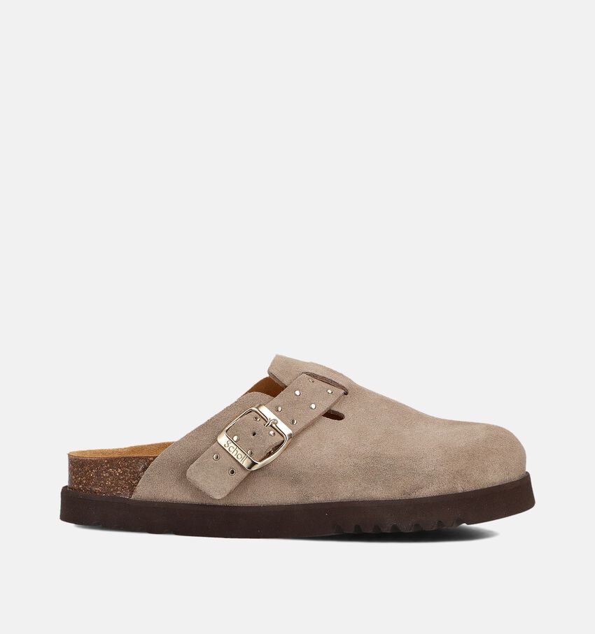 Scholl Benny Nu-pieds plates en Beige