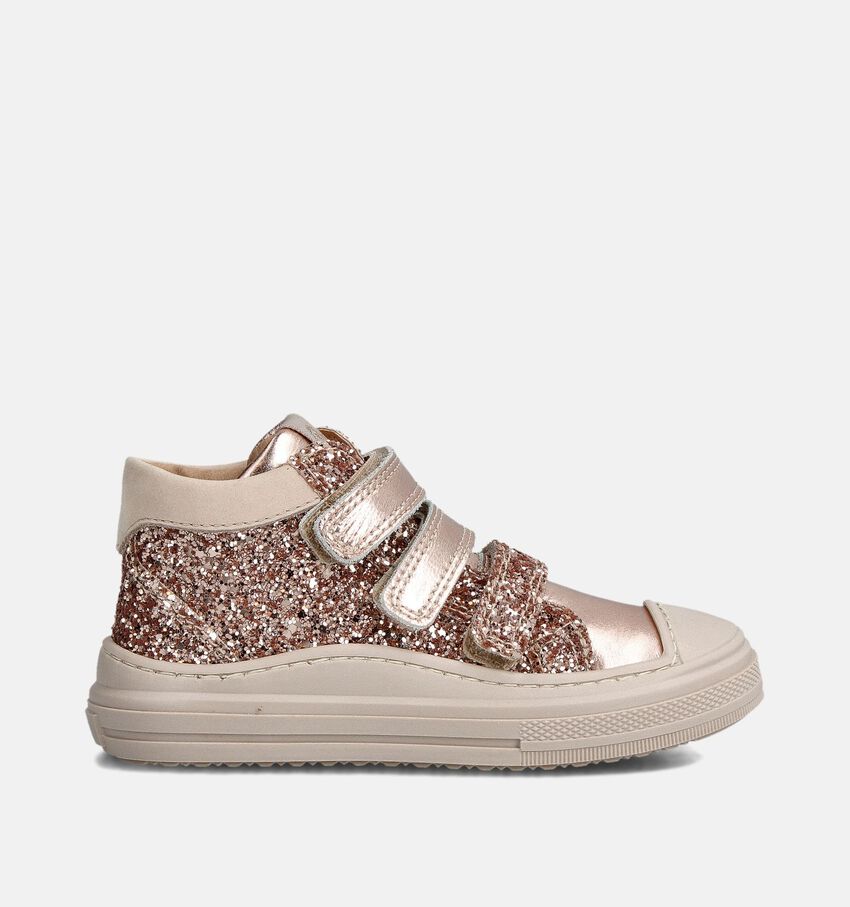 Lunella Rose Gold Hoge Sneakers