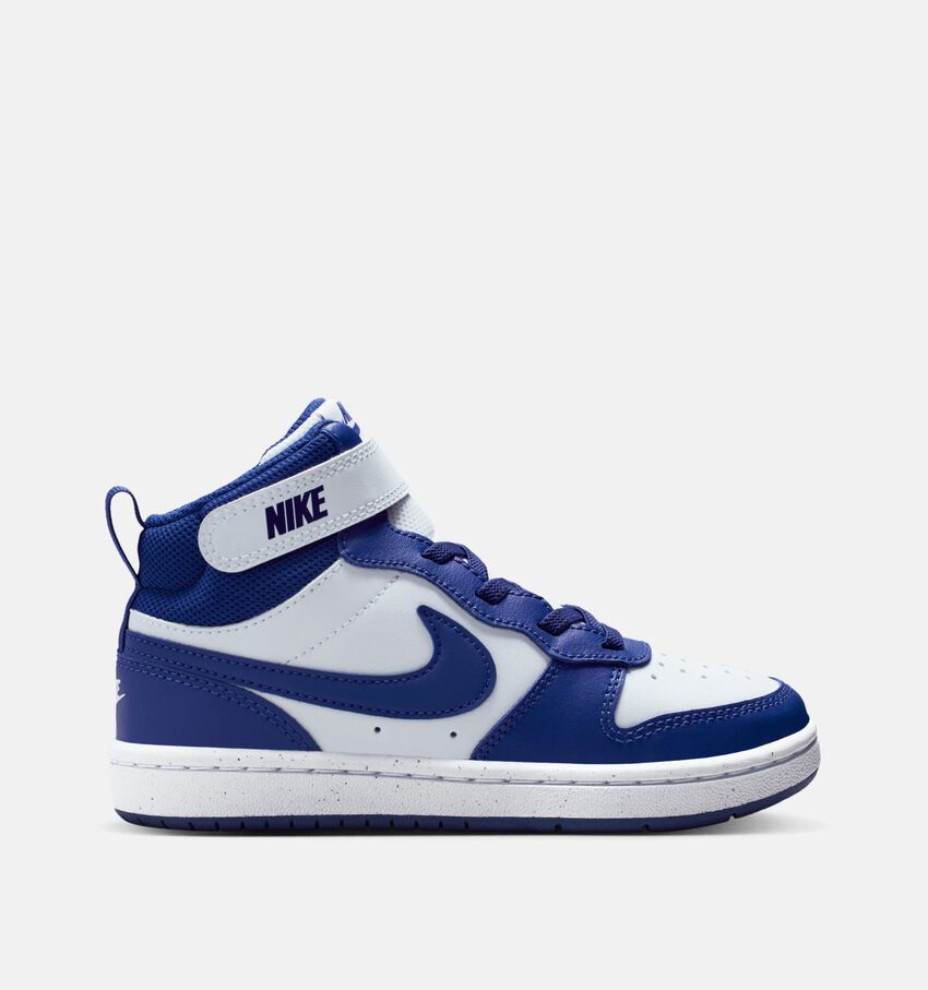 Nike Court Borough Blauwe/Witte Sneakers
