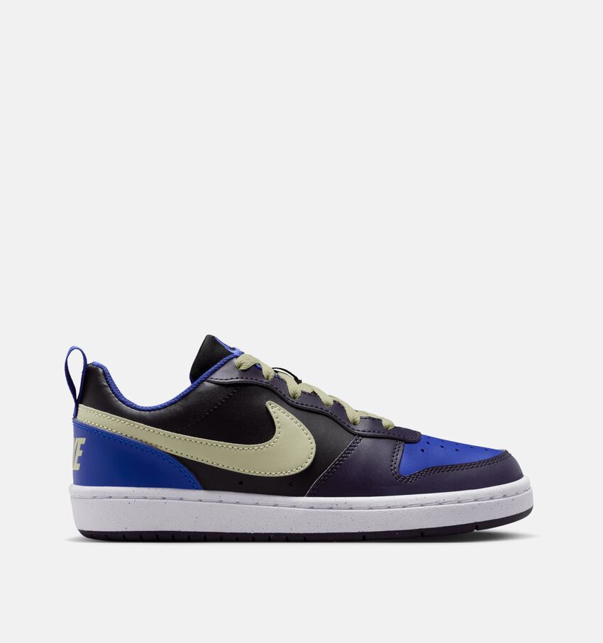 Nike Court Borough Zwarte/Blauwe Sneakers