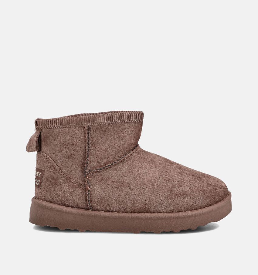 Braqeez Bottes courtes en Taupe