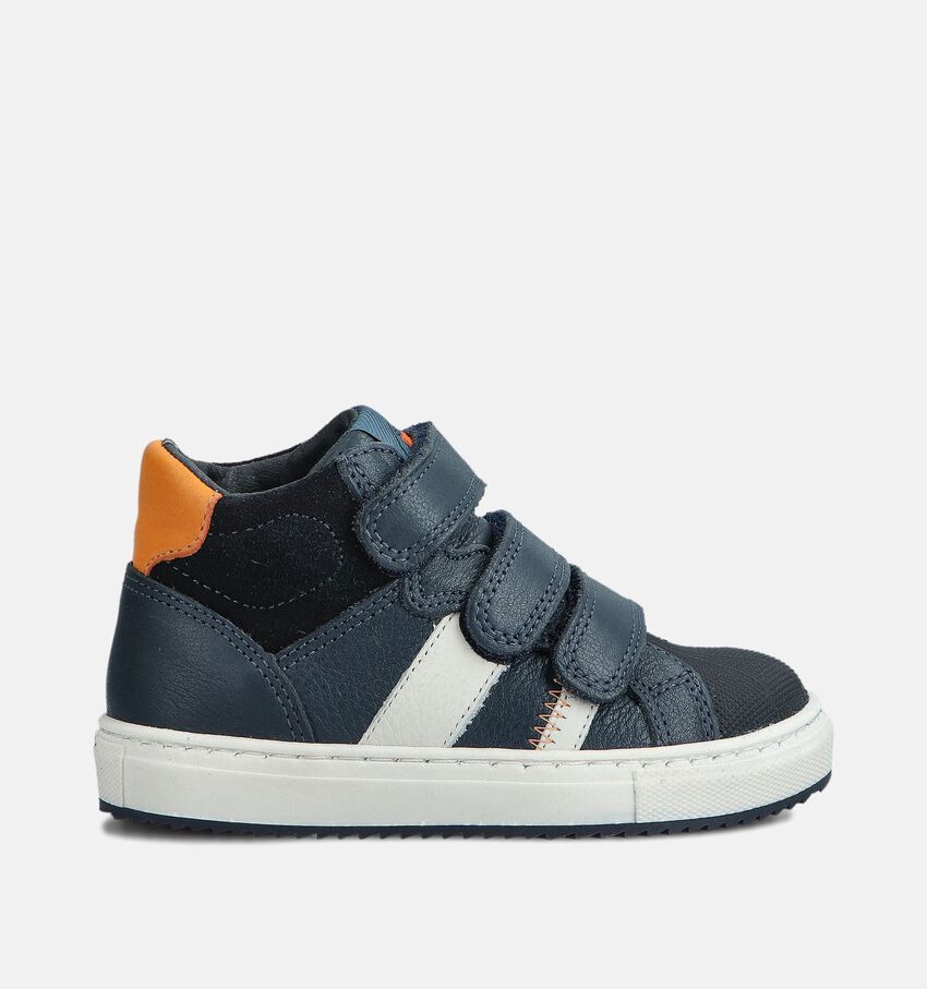 Little David Boris 2 Blauwe Velcroschoenen