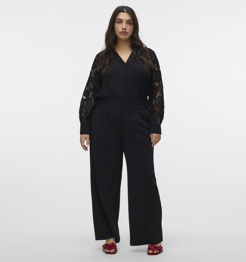 Vero Moda Curve Zamira Zwarte Broek L32