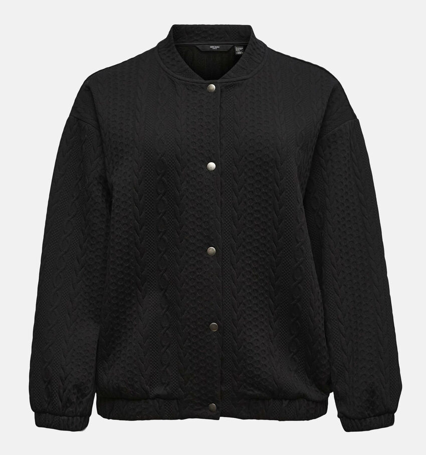 Vero Moda Curve Janni Zwarte Bomberjas