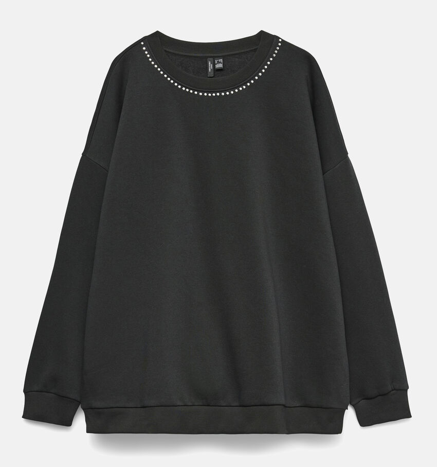 Vero Moda Curve Lotte Studs Zwarte Sweater