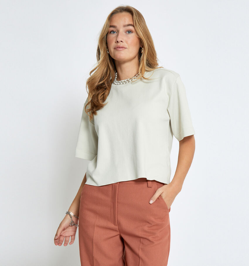 Desires Fallon Lichtbeige T-shirt
