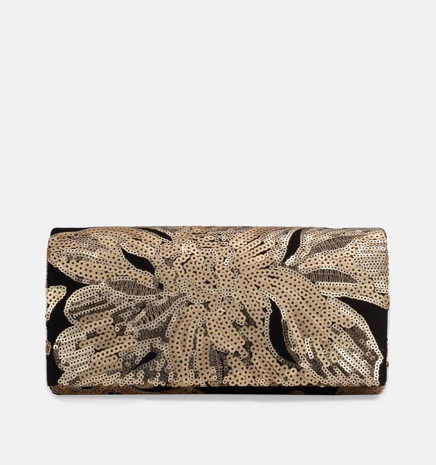 Bulaggi Flower Zwarte/Gouden Clutch