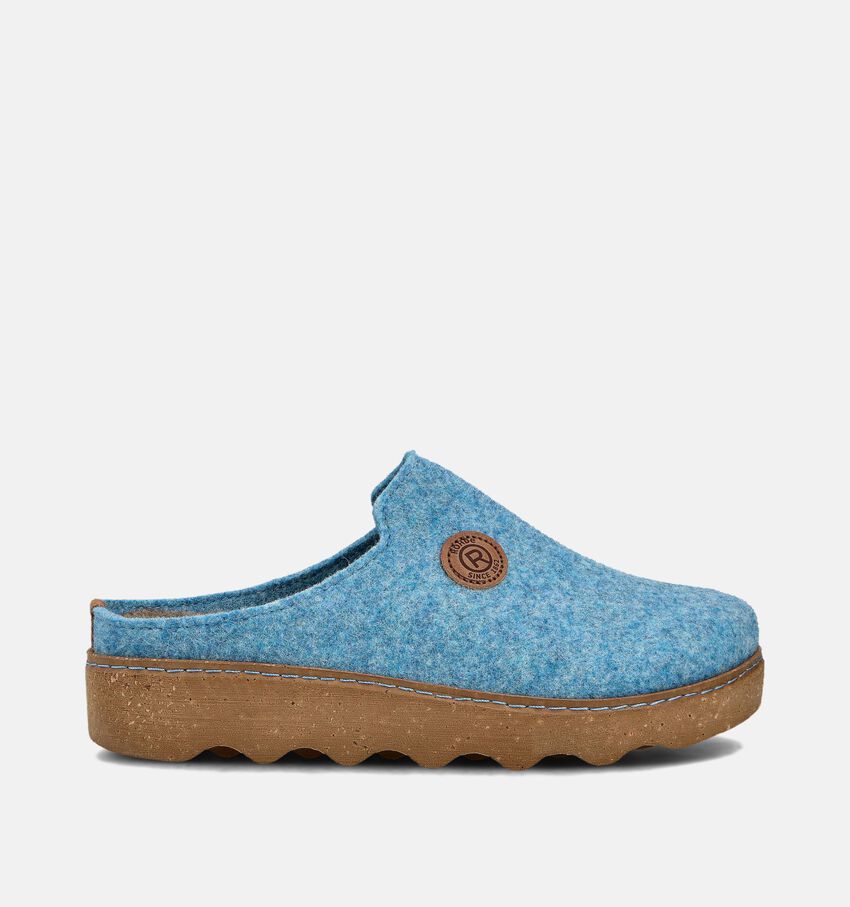 Rohde Foggia Pantoufles en Bleu clair