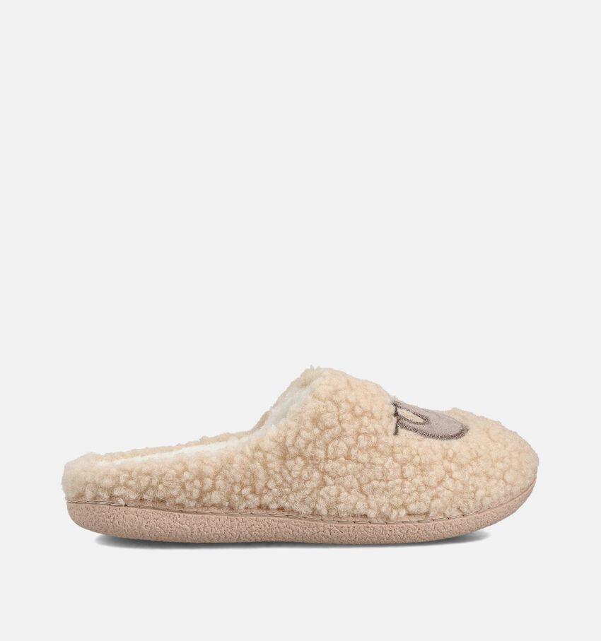 Torfs Home Lichtbeige Teddy Pantoffels