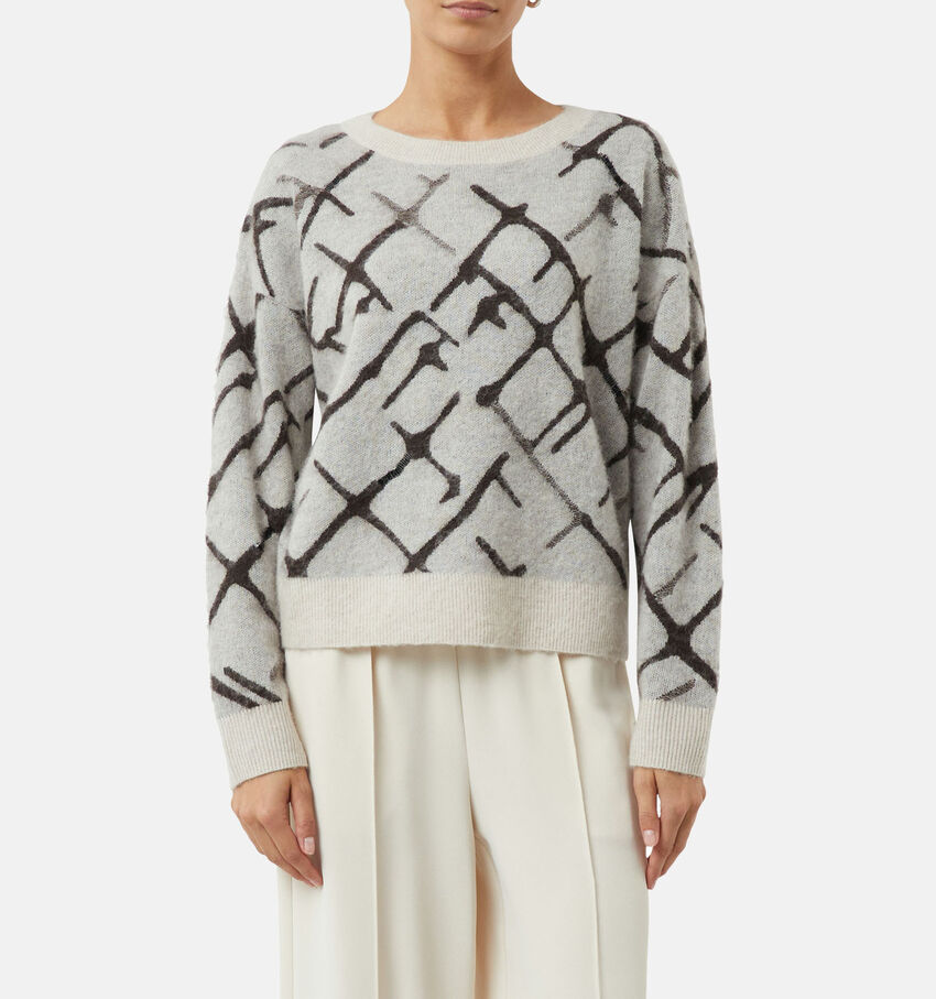 comma Lichtgrijze Pull