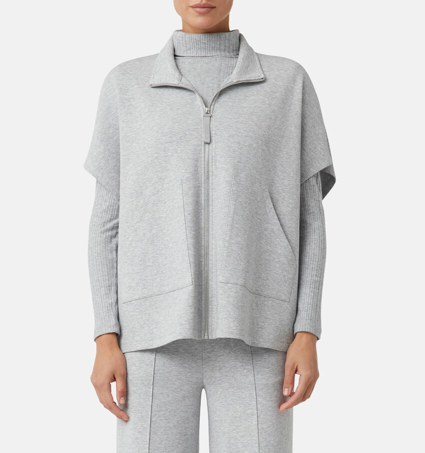 comma casual identity Grijze Vest