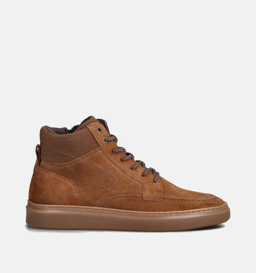 La Strada Boots à lacets en Cognac