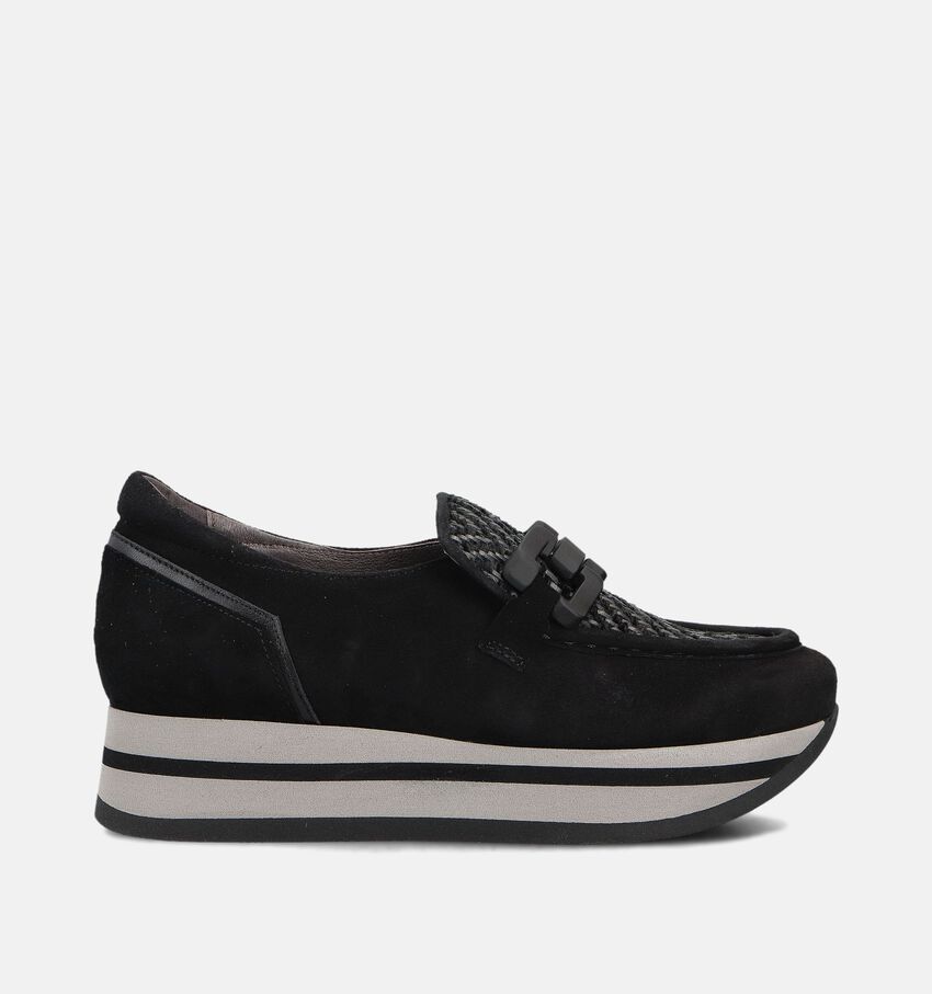 Softwaves Chaussures à enfiler en Noir