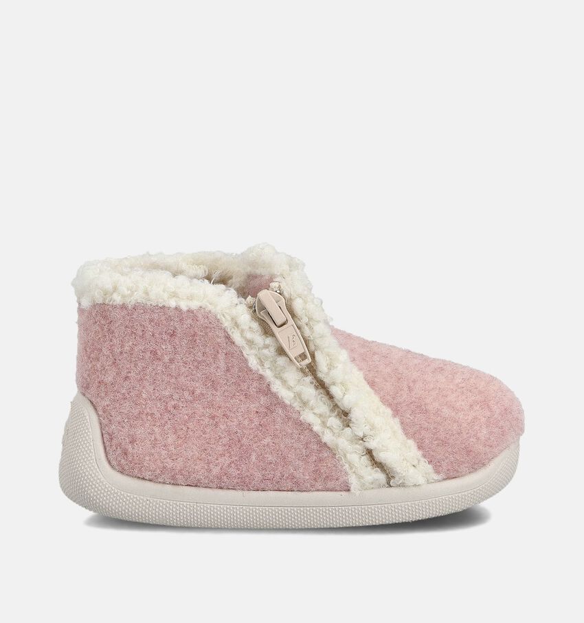 Little David Roze Hoge Pantoffels