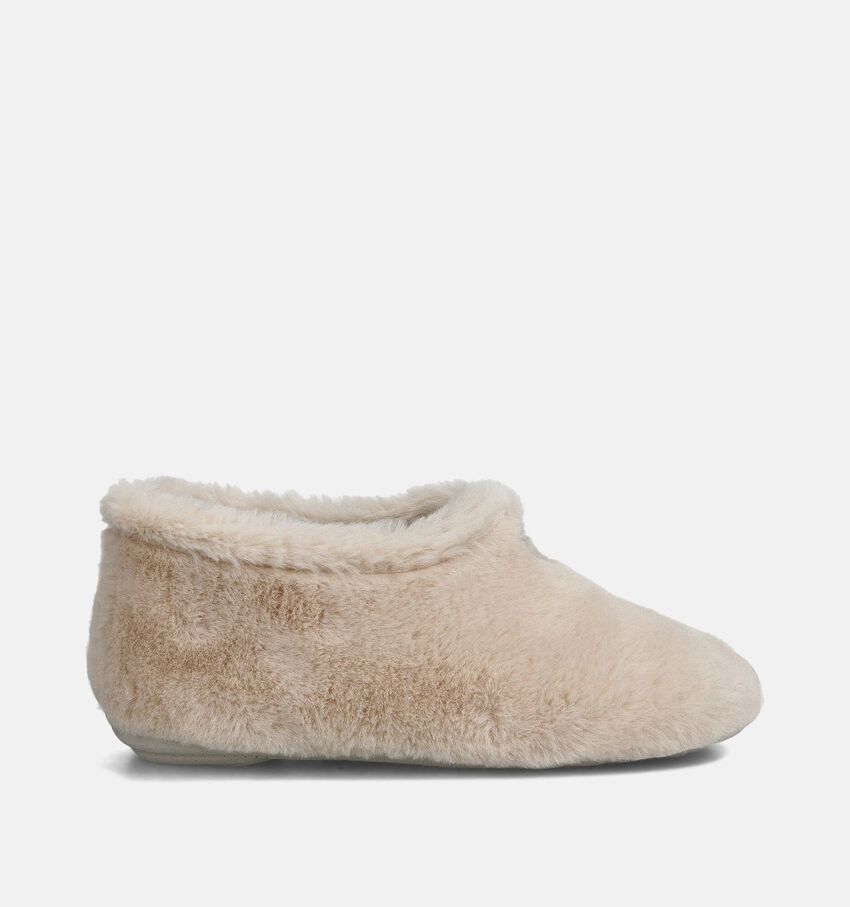 Little David Beige Gesloten Pantoffels