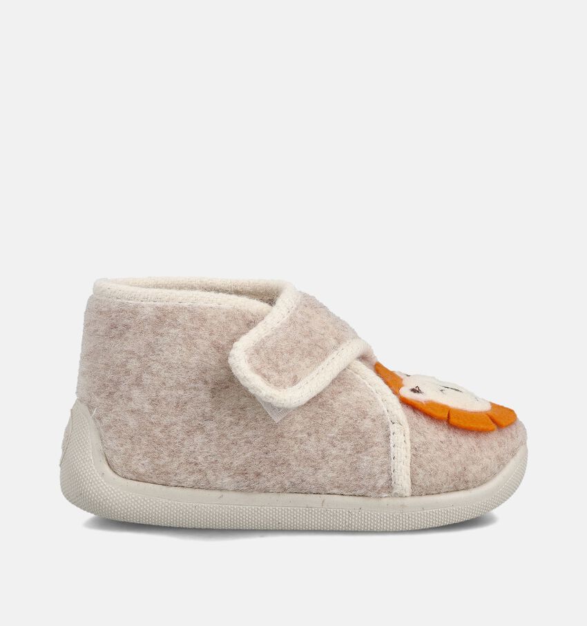 Little David Lion Beige Pantoffels