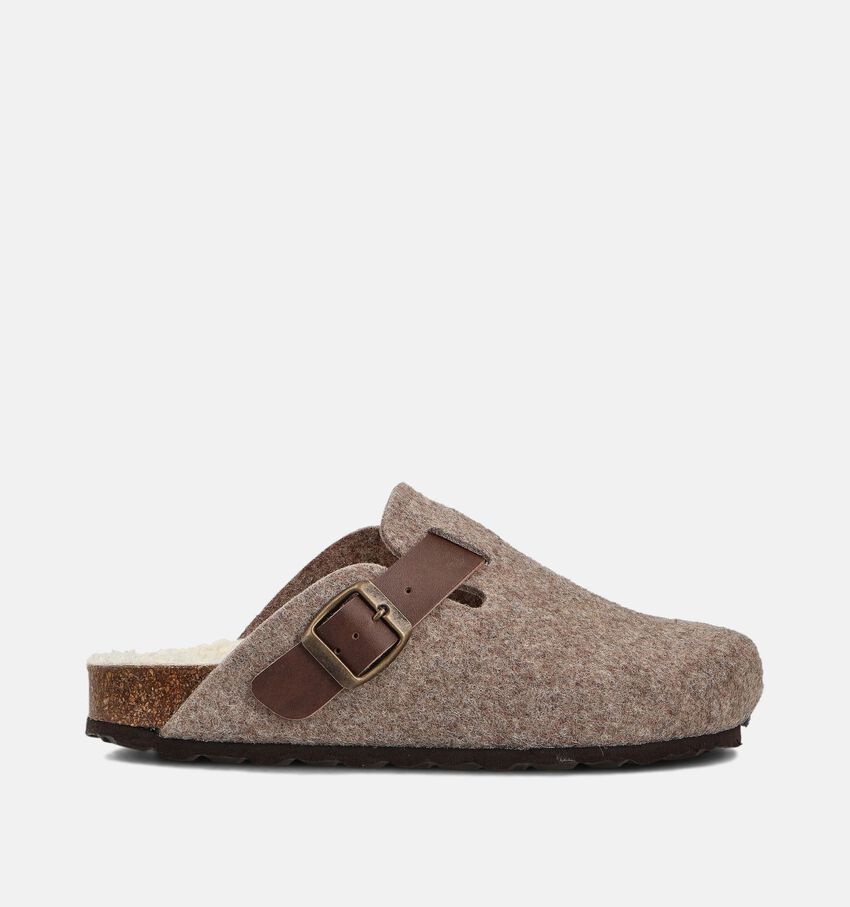 Milo & Mila Pantoufles ouvertes en Marron
