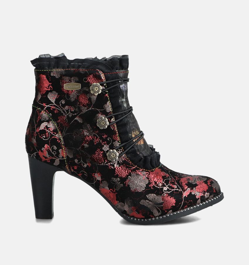 Laura Vita Alcbaneo Bottines à talons en Noir