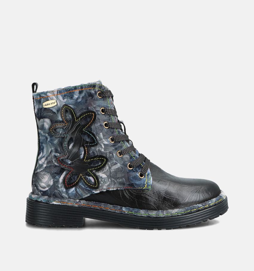 Laura Vita Boots à lacets en Noir