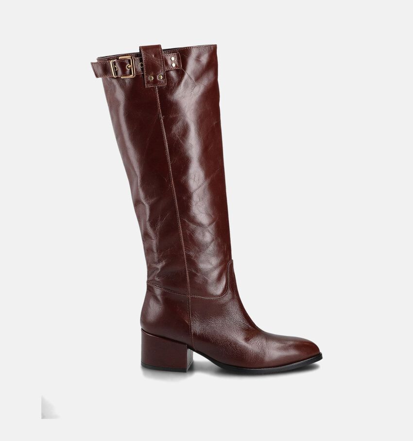 Laurent David Bottes hautes en Marron