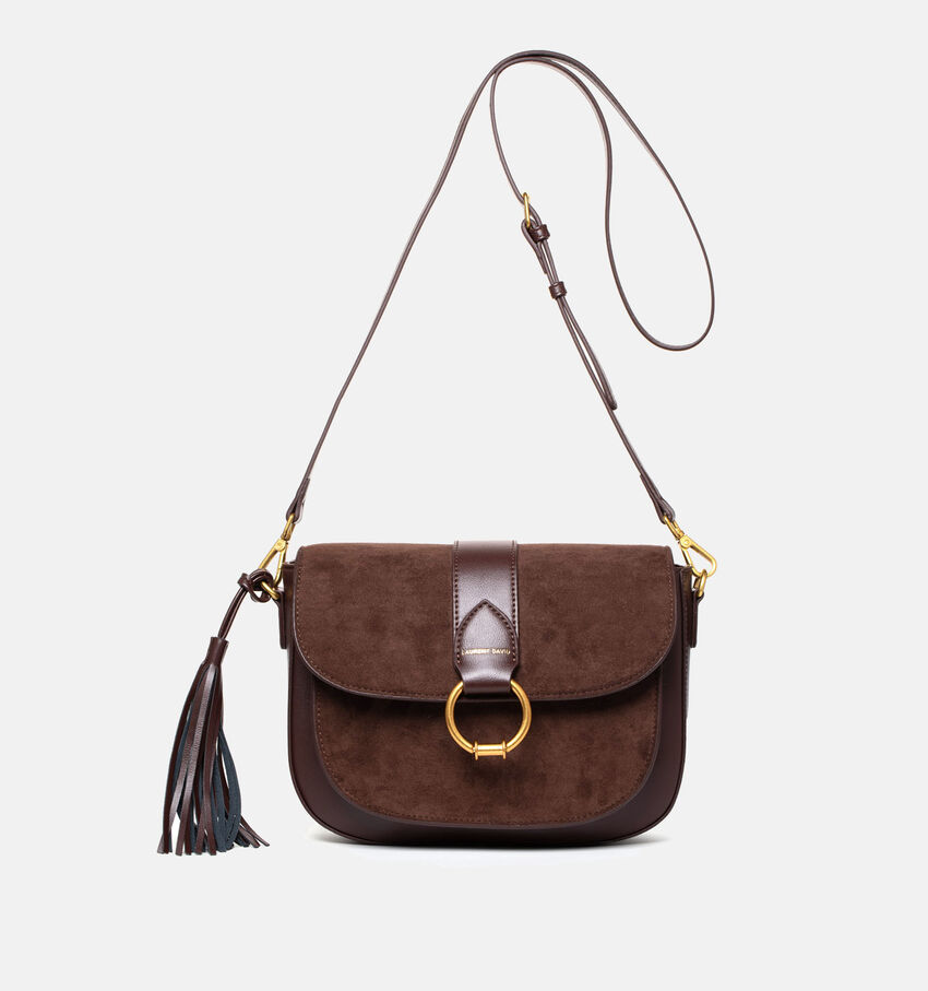 Laurent David Bruine Crossbody tas