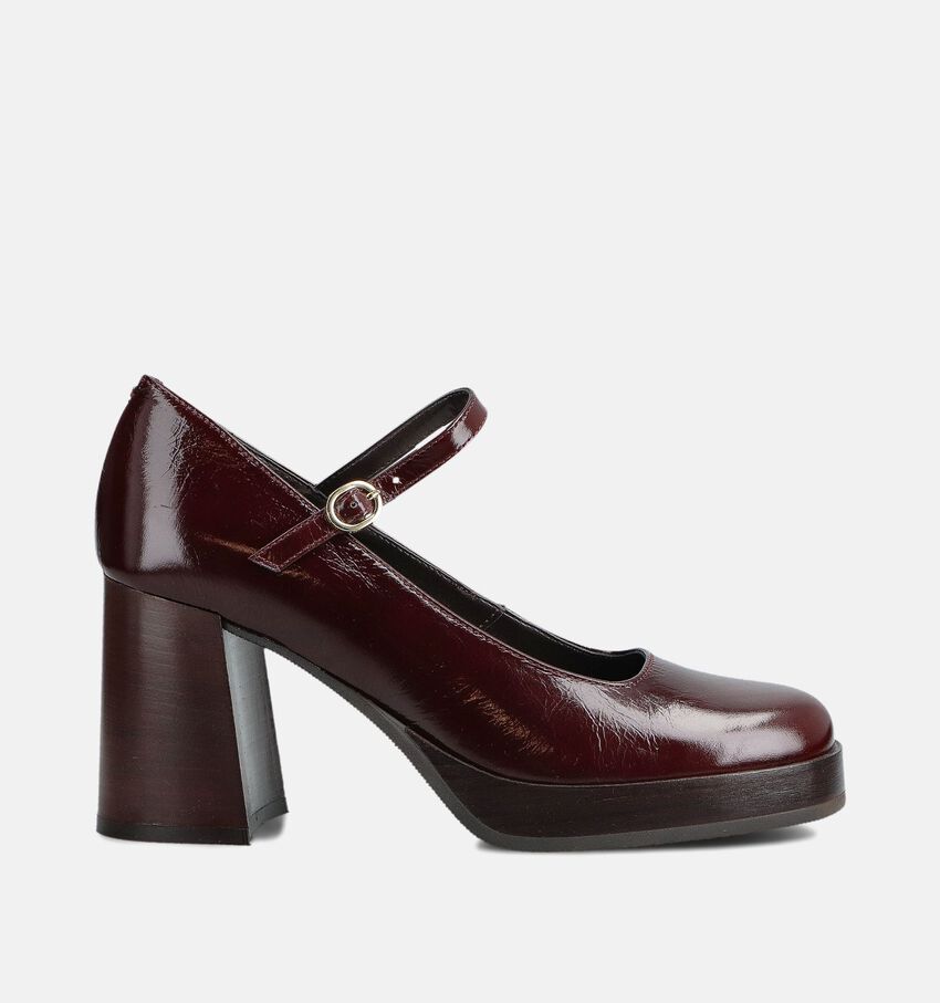Laurent David Bordeaux Pumps met Bandje
