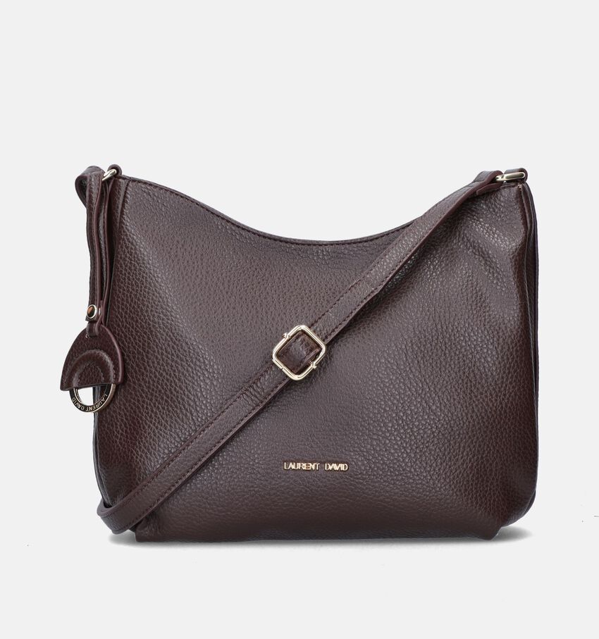 Laurent David Donkerbruine Schoudertas