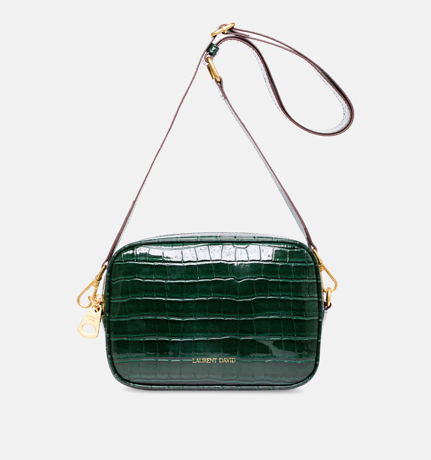 Laurent David Groene Crossbody Tas