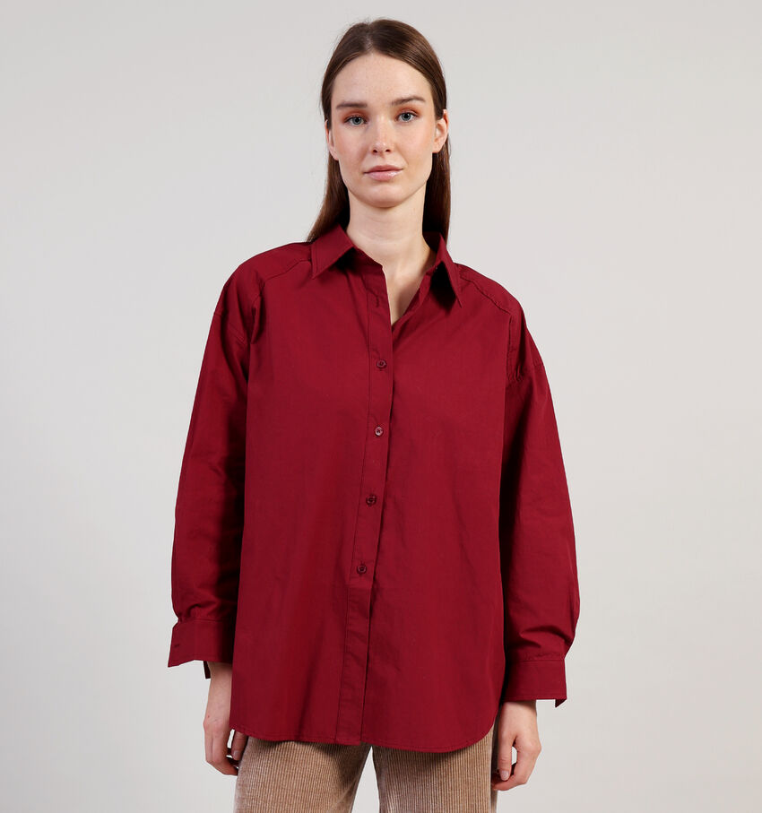The Korner Bordeaux Blouse