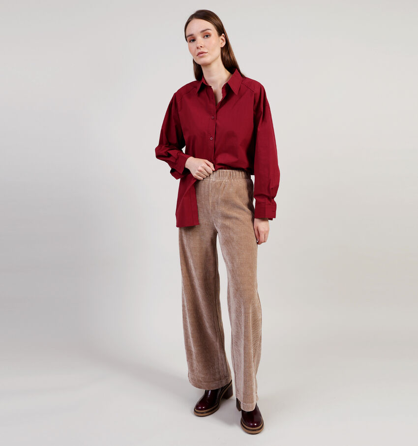 Rue Mazarine Pantalons classiques en Marron
