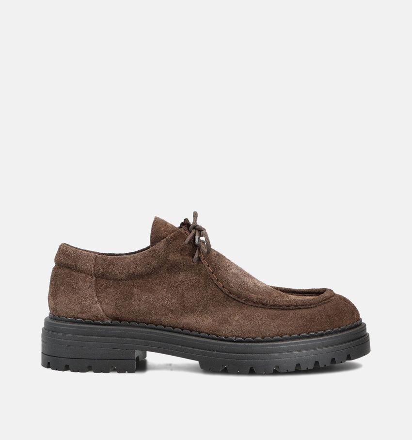 Laurent David Bruine Veterschoenen Desert