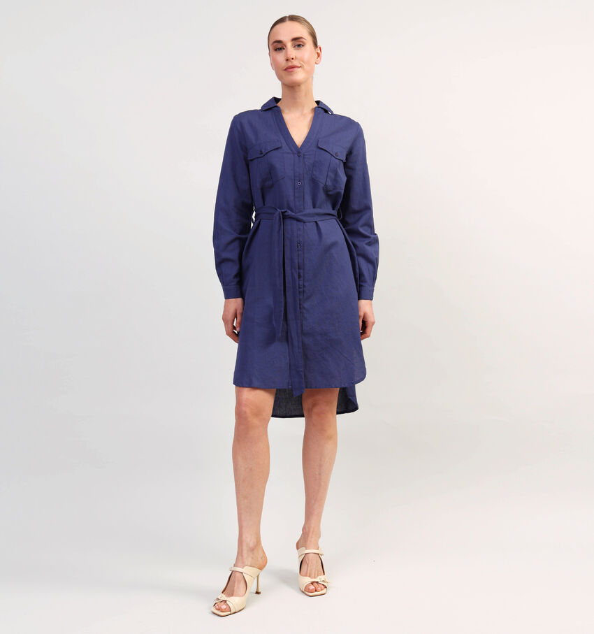 Mexx Donkerblauwe midi-jurk
