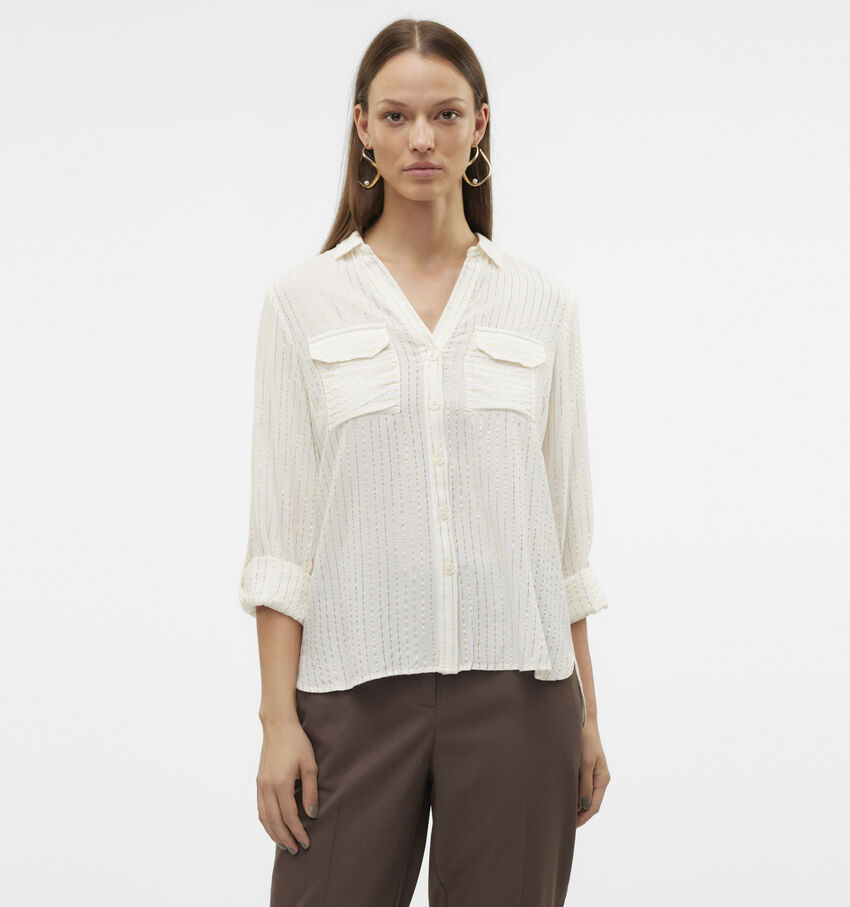 Vero Moda Bumpy Witte Blouse