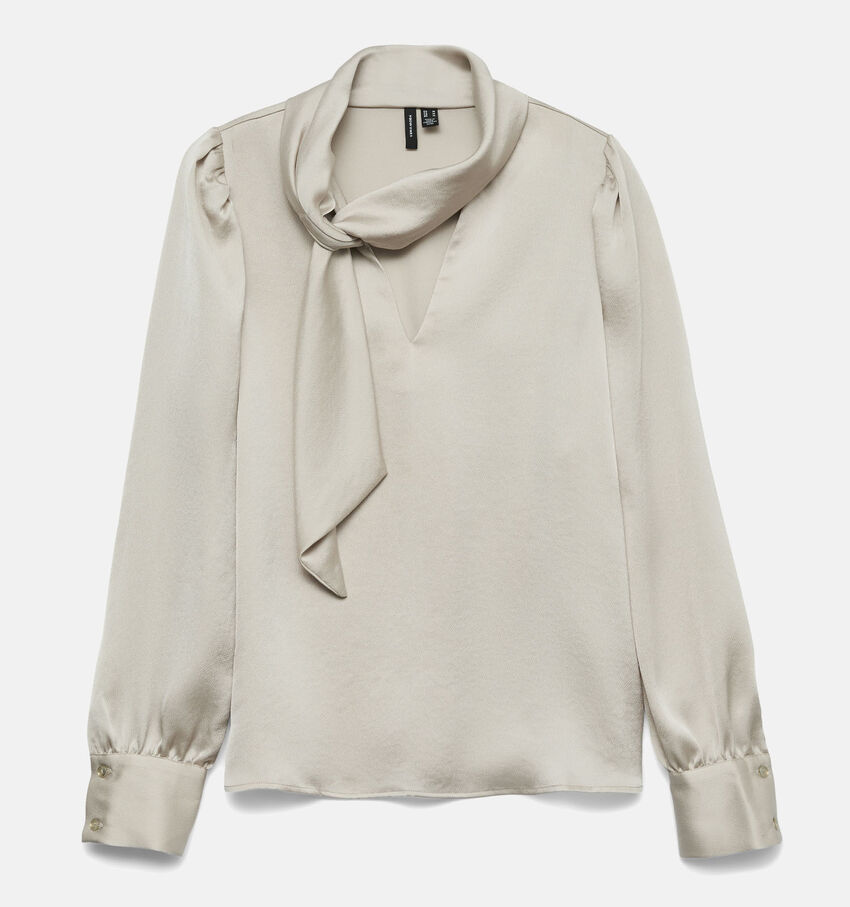 Vero Moda Nini Cia Lichtbeige Blouse