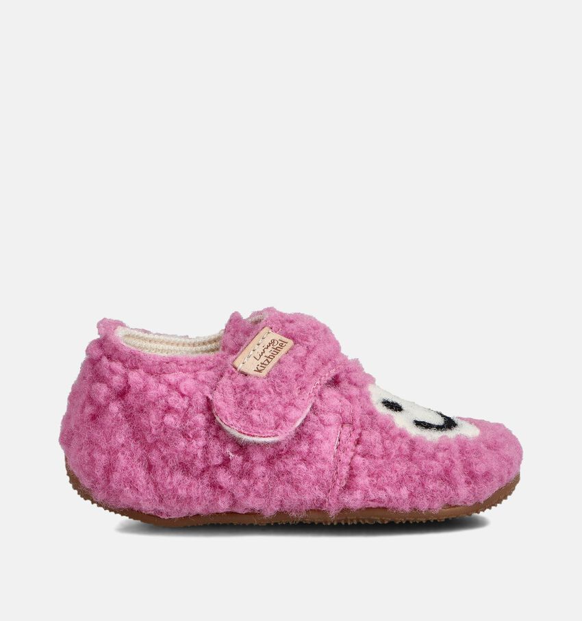 Living Kitzbühel Smiley Pantoufles en Fuchsia