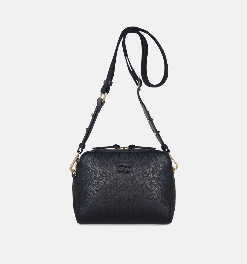Crinkles Zwarte Crossbodytas