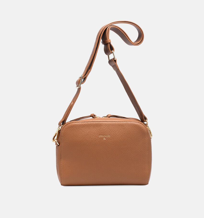 Crinkles Cognac Crossbodytas