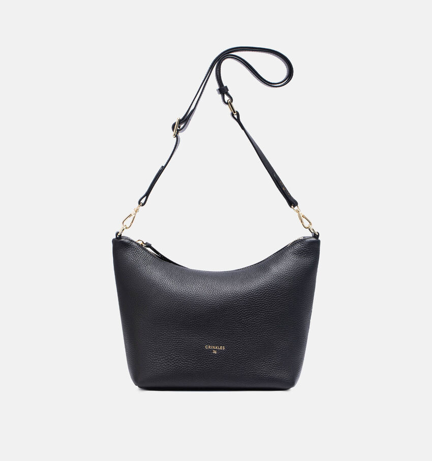 Crinkles Zwarte Crossbodytas