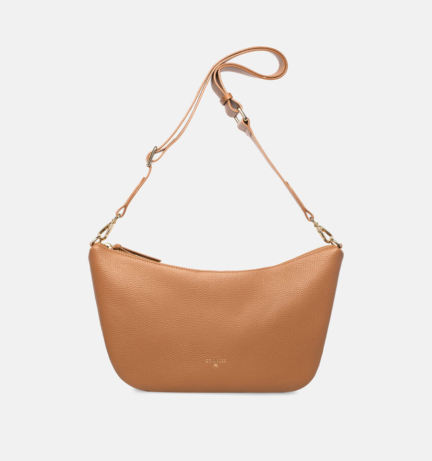 Crinkles Cognac Crossbodytas