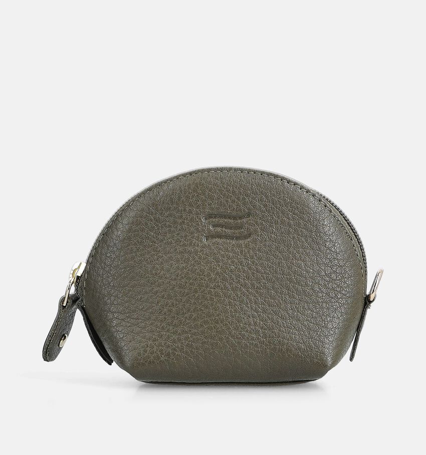 Crinkles Donkergroene Portemonnee